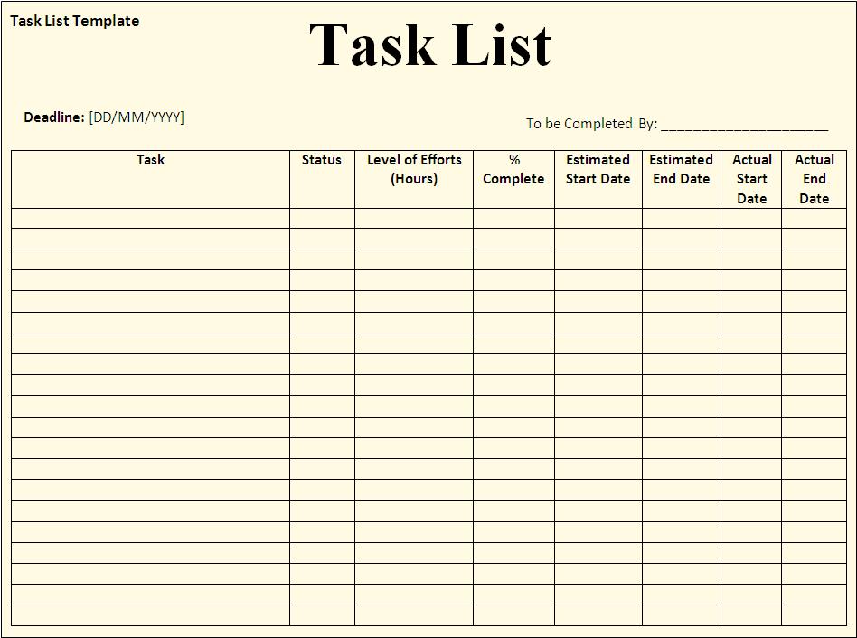 employee-task-list-template-excel